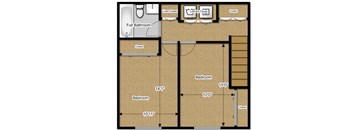 2 bedroom 2nd floor at Huntington Hills Townhomes, Integrity Realty, Stow, OH