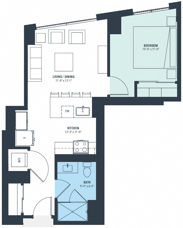 1 Bed/1 Bath-a10ca