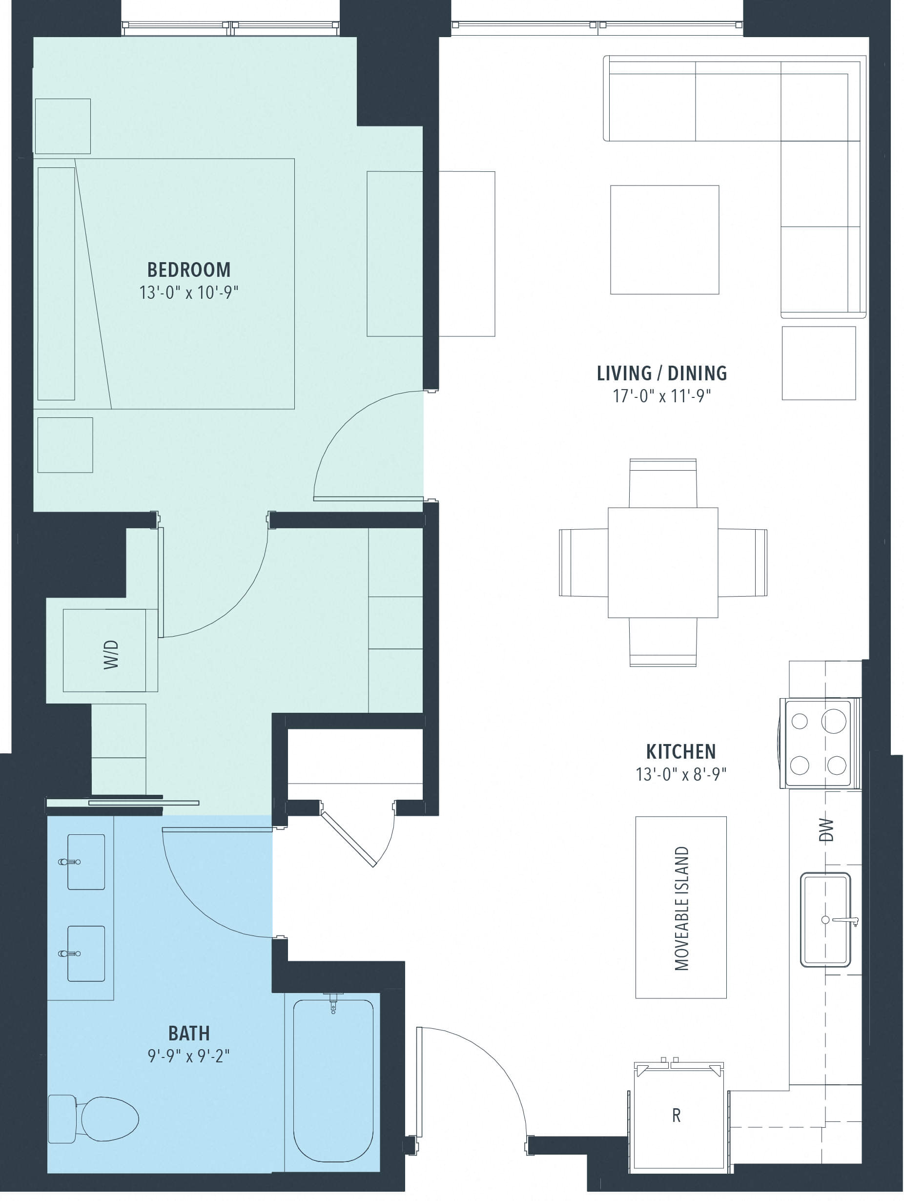 1 Bed/1 Bath-a10n
