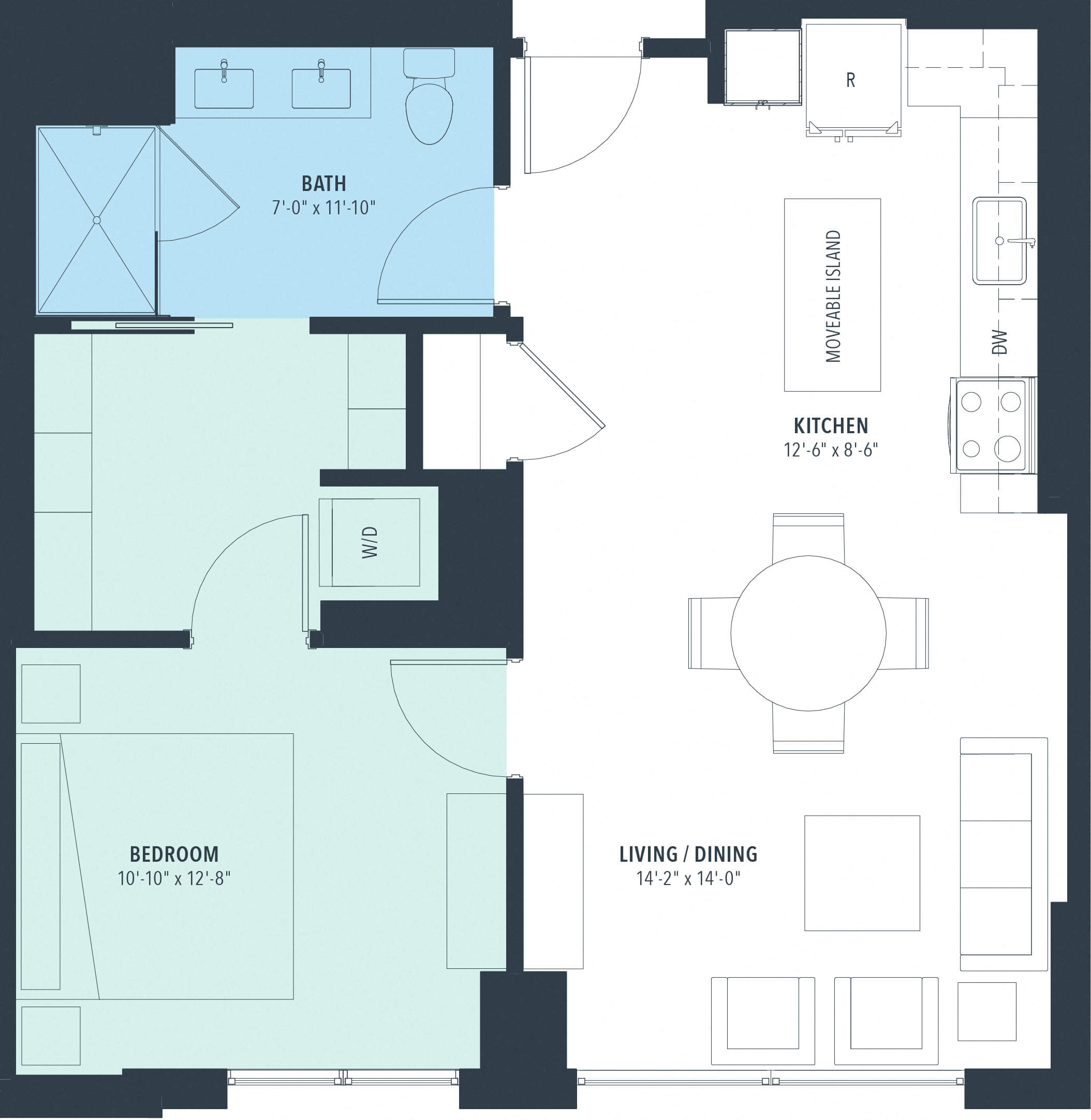 1 Bed/1 Bath-a10p