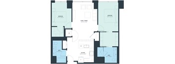 2 Bed/2 Bath-b20d