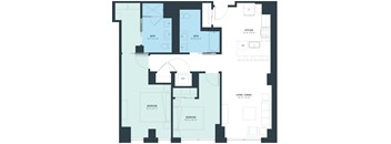 2 Bed/2 Bath-b20e