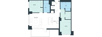 2 Bed/2 Bath-b20f