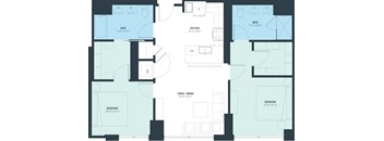 2 Bed/2 Bath-b20g