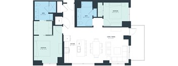 2 Bed/2 Bath-b20j
