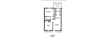 2 Bedroom, 1 Bath, Patio