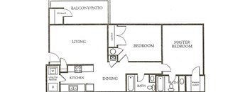 2 Bedroom, 2 Bath - Bldg 8