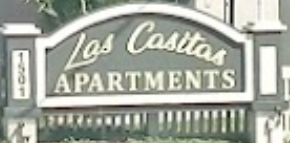 A sign for Las Castitas Apartments is shown.