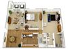 Two Bedroom One and Half Bath Upper