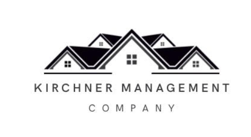 A black and white logo for Kirchner Management Company.