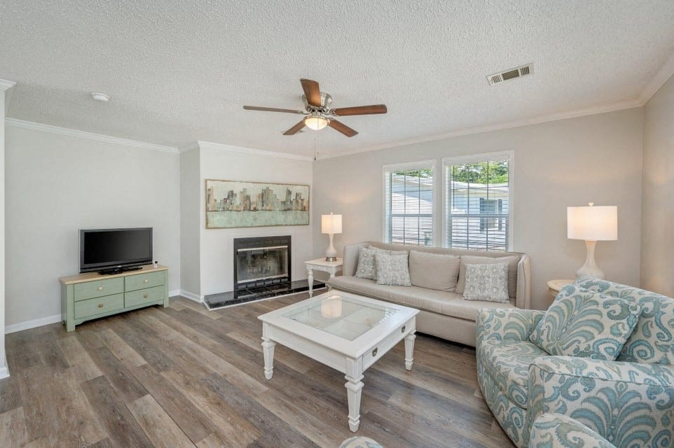 a living room with a couch and a coffee table