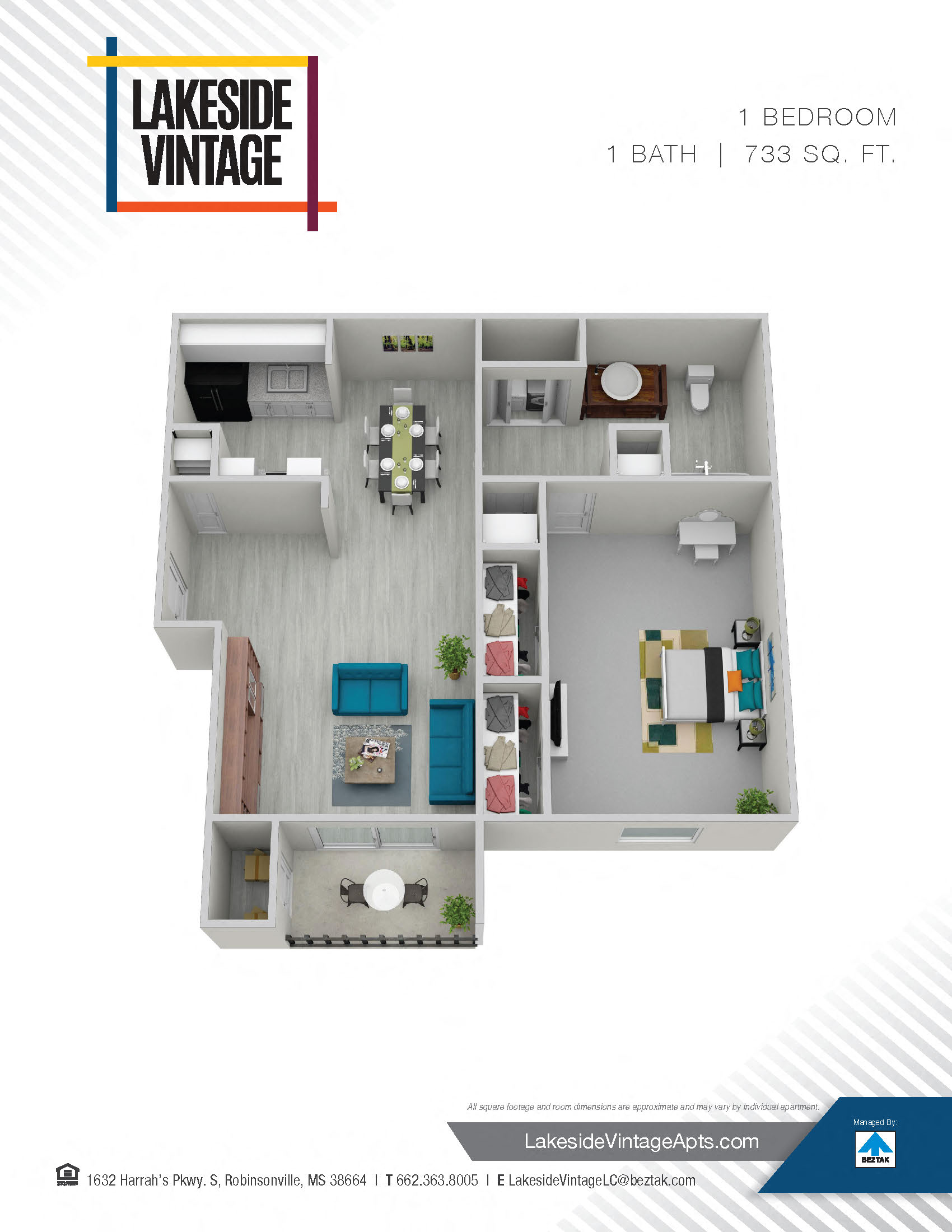 1 Bedroom 1 Bath