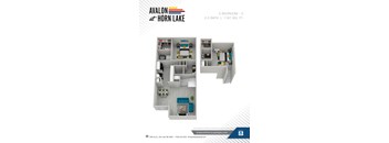 2 Bed 2 Bath - C