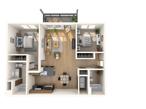 Black Iron Apartments 2 bedroom