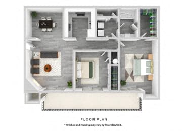 Two Bedroom One Bath