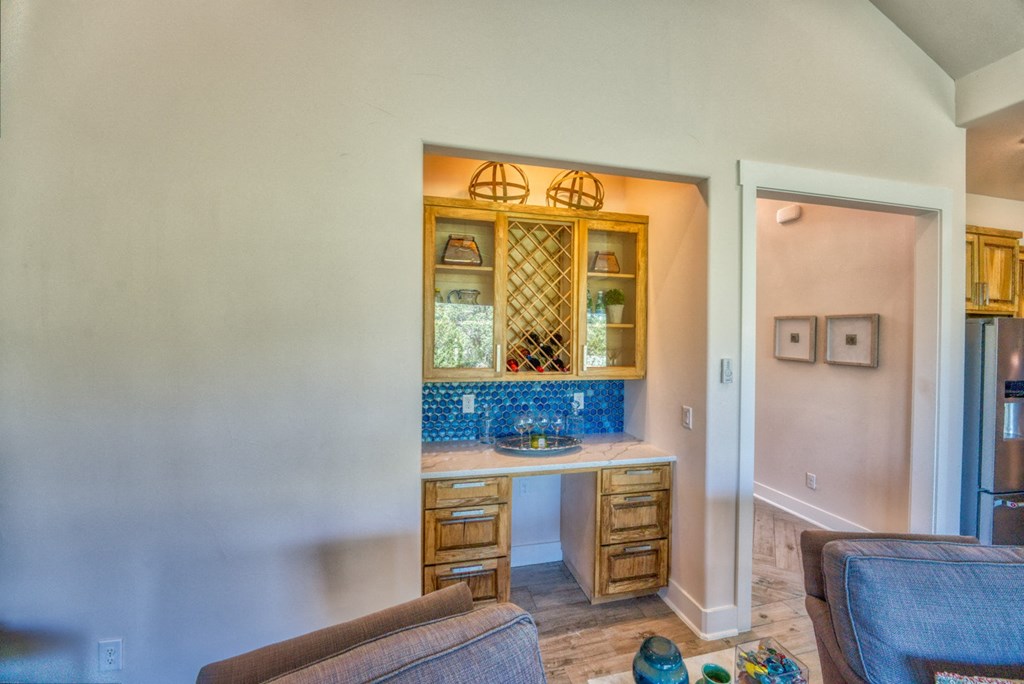 a small bathroom with a sink and a mirror