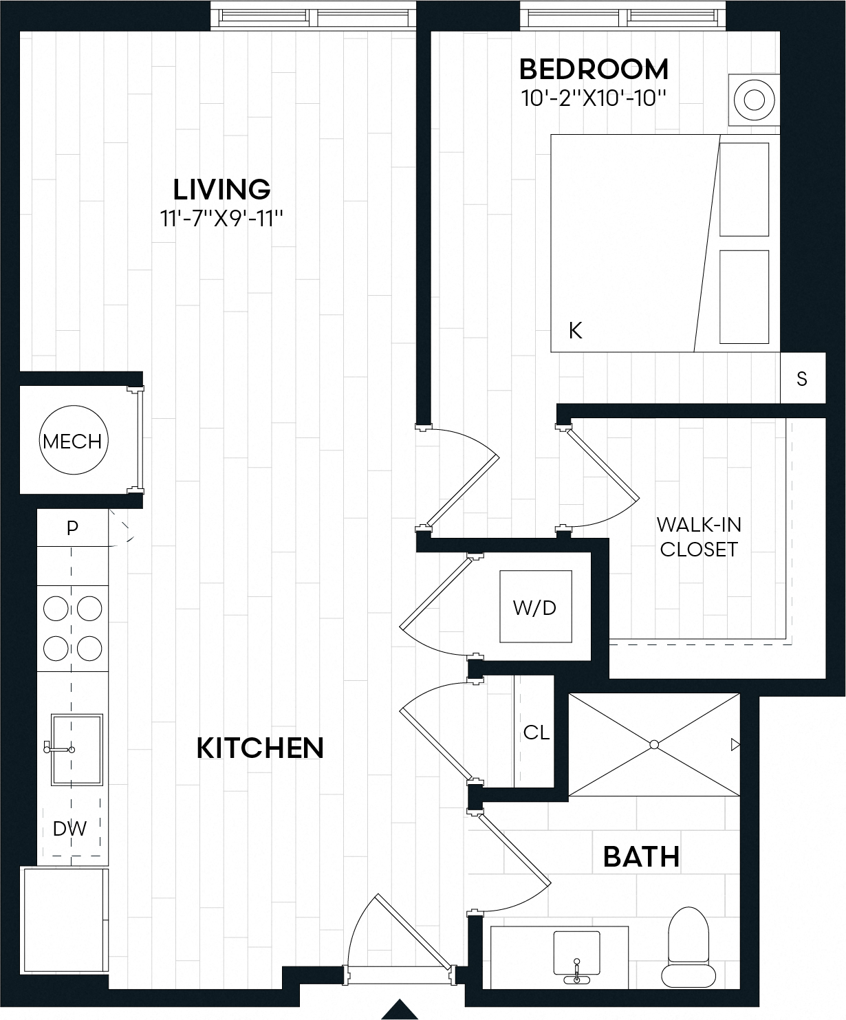 1 Bed/1 Bath-1A3