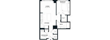 1 Bed/1 Bath-1D