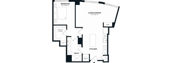 1 Bed/1 Bath-1E1