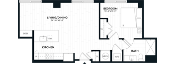 1 Bed/1 Bath-1G1