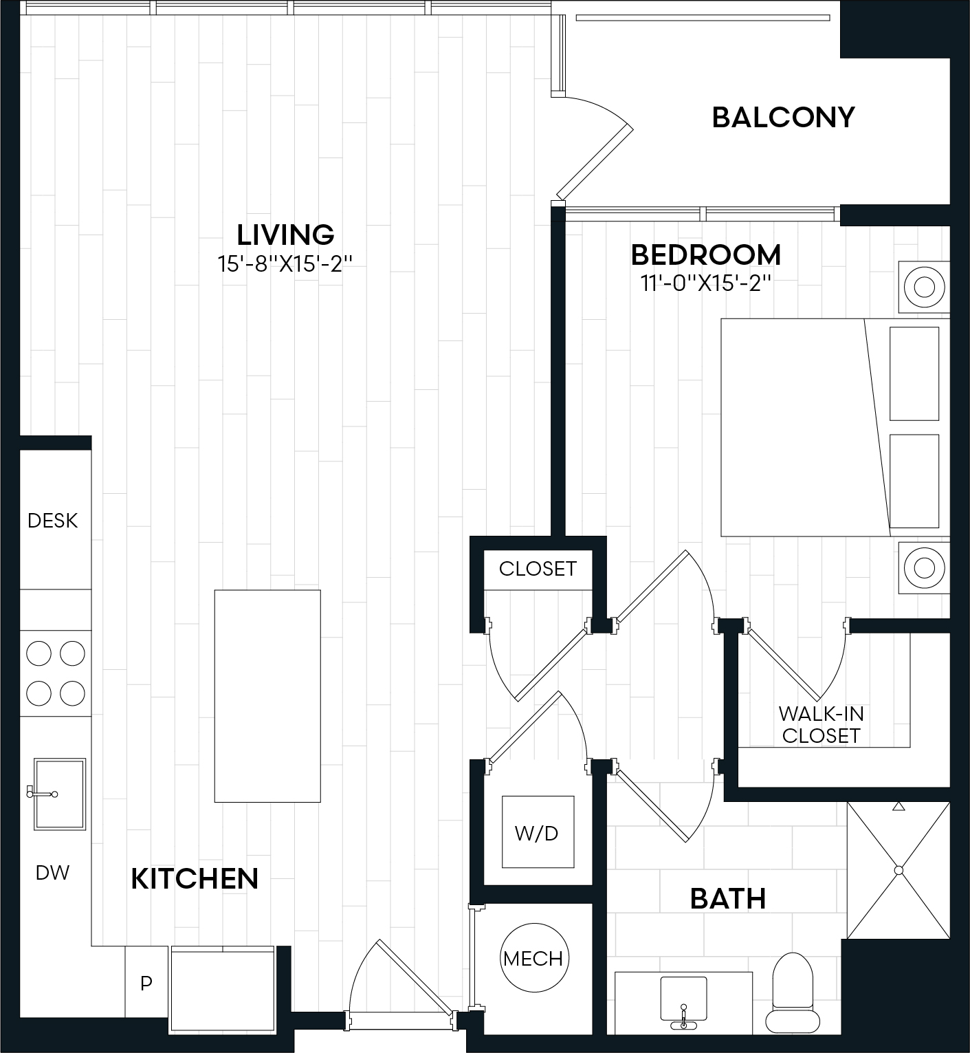 1 Bed/1 Bath-1K1 ALT