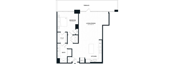 1 Bed/1 Bath-1P