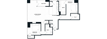 2 Bed/2 Bath-2E ALT