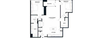 2 Bed/2 Bath-2H ANSI