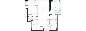 2 Bed/2 Bath-2K2