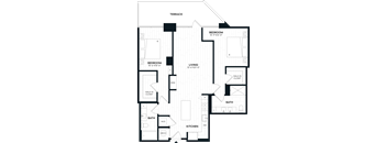 2 Bed/2 Bath-2L