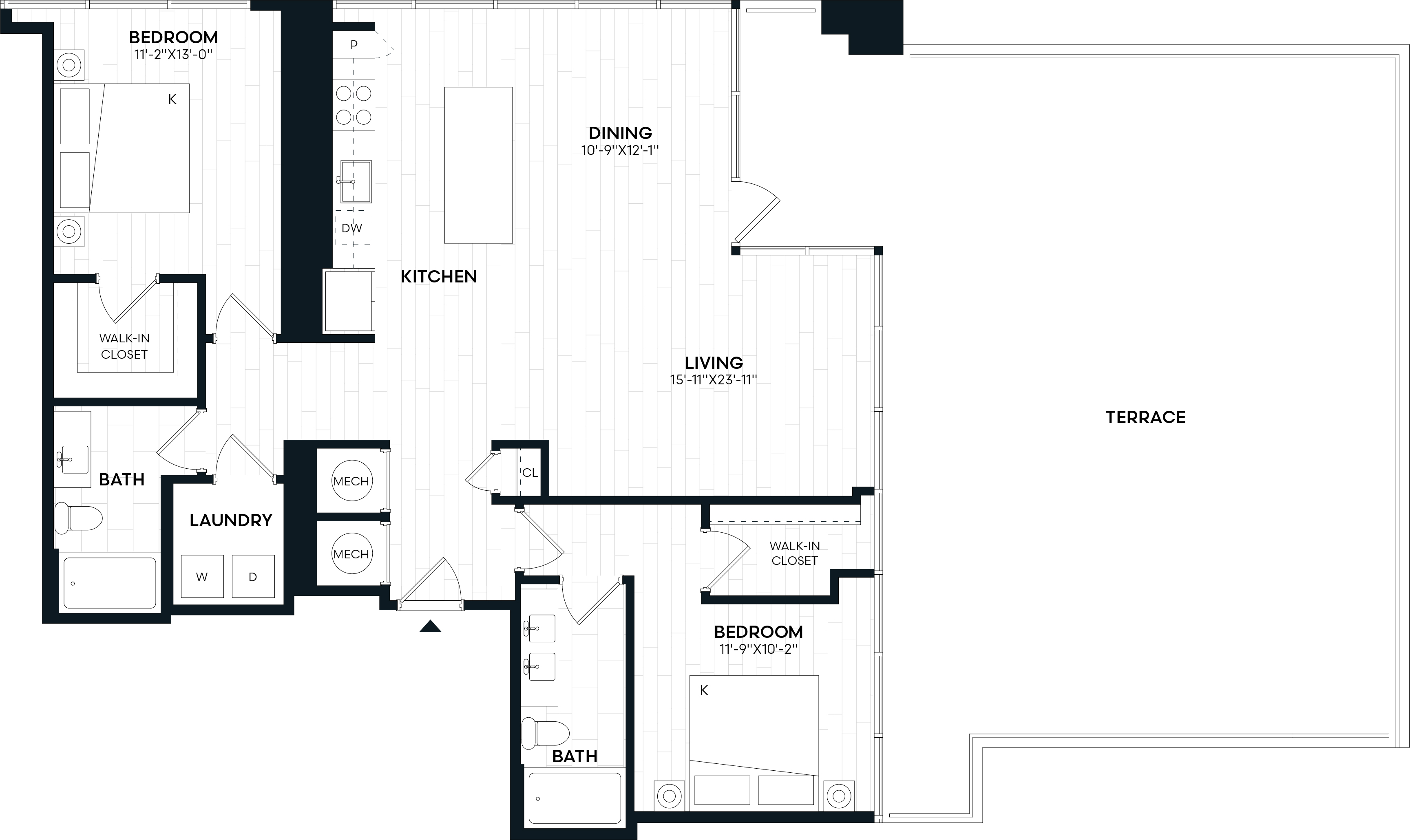 2 Bed/2 Bath-2S ALT