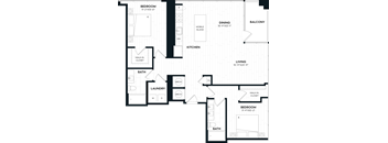 2 Bed/2 Bath-2S
