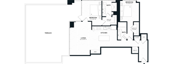2 Bed/2 Bath-2T