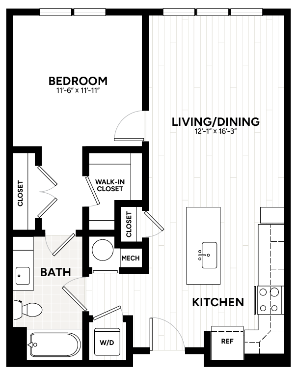 1 Bed/1 Bath-A2