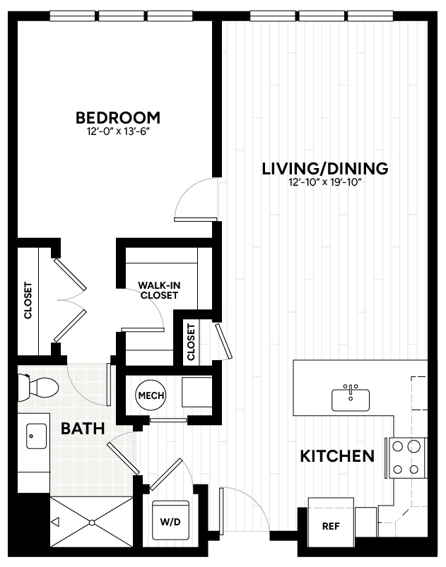 1 Bed/1 Bath-A6