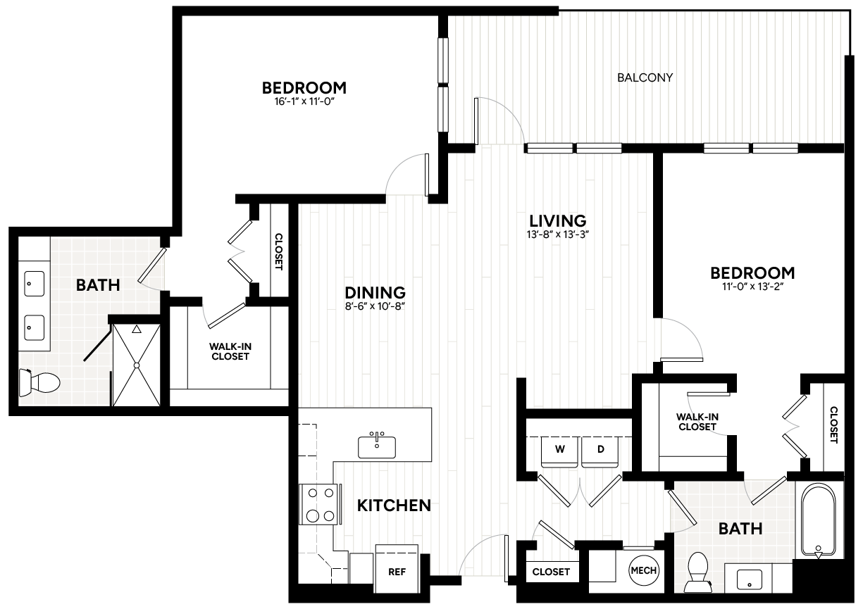 2 Bed/2 Bath-B11
