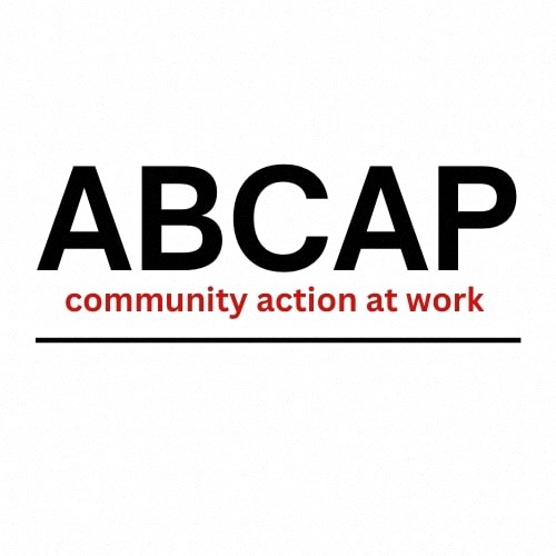 the logo for abcap community action at work