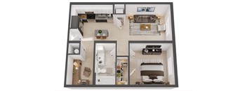 1 Bed/ 1 Bath Den-A4