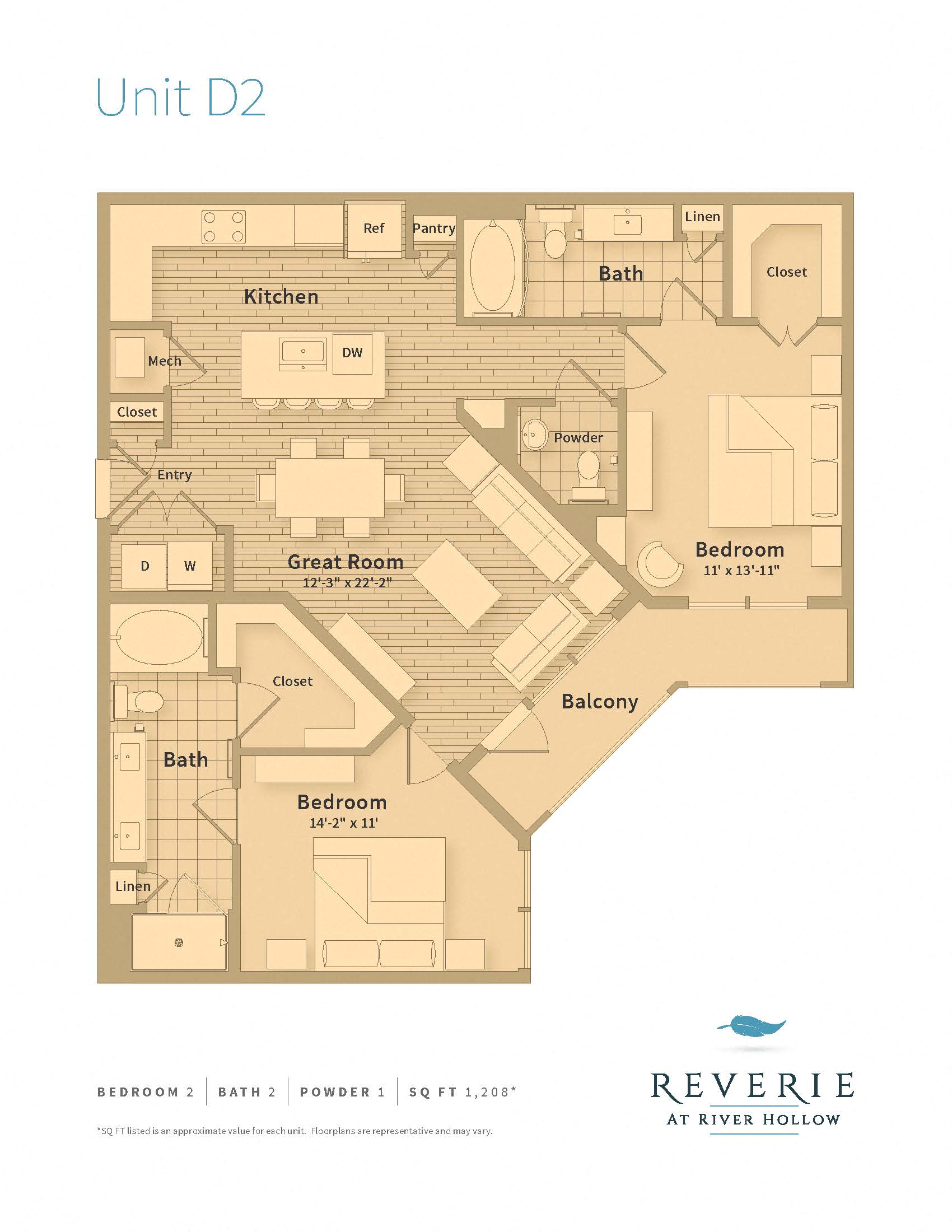 Reverie Floorplan D2
