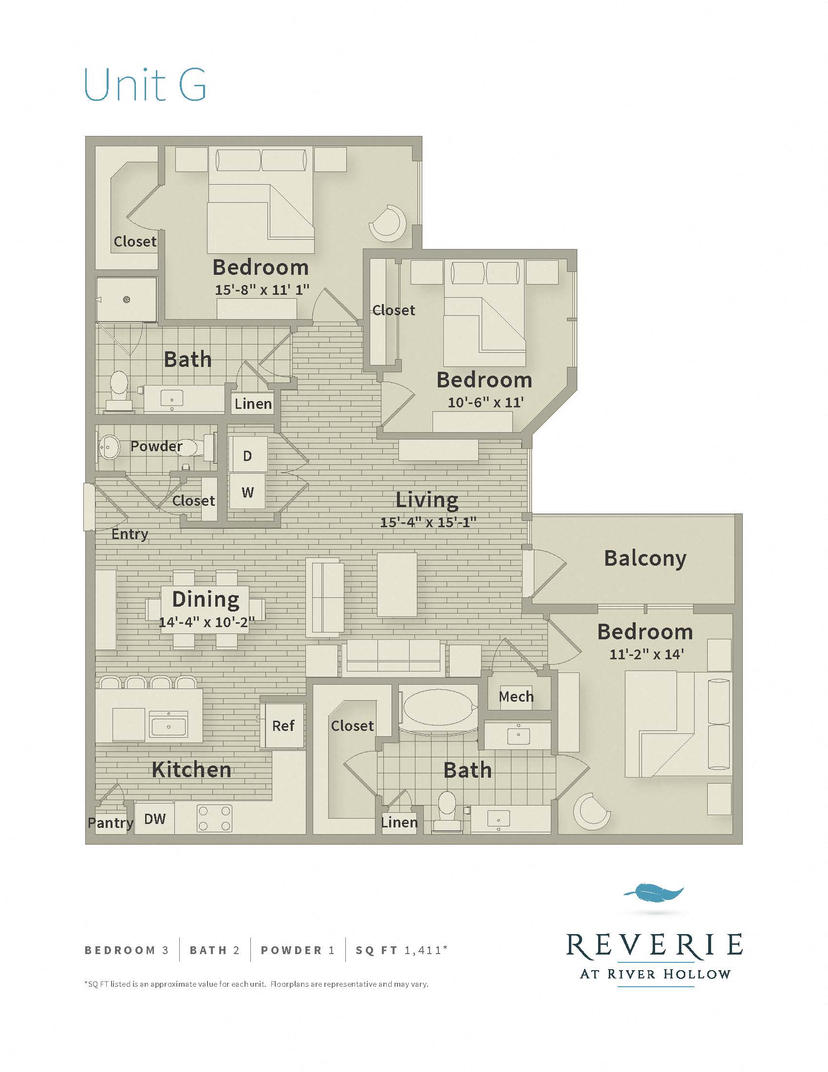 Reverie Floorplan G
