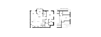 2 Bed, 2 Bath, Loft & Den (Unit E1)