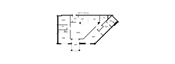 2 Bed, 2 Bath & Bonus Room (Unit F1)