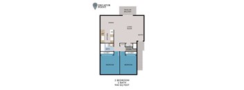 2 Bedroom 1 Bath