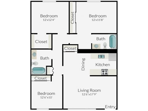 4801 Harrison Drive Studio-3 Beds Apartment, Conventional, Conventional, Conventional, Conventional, Conventional, Conventional for Rent - Photo Gallery 53