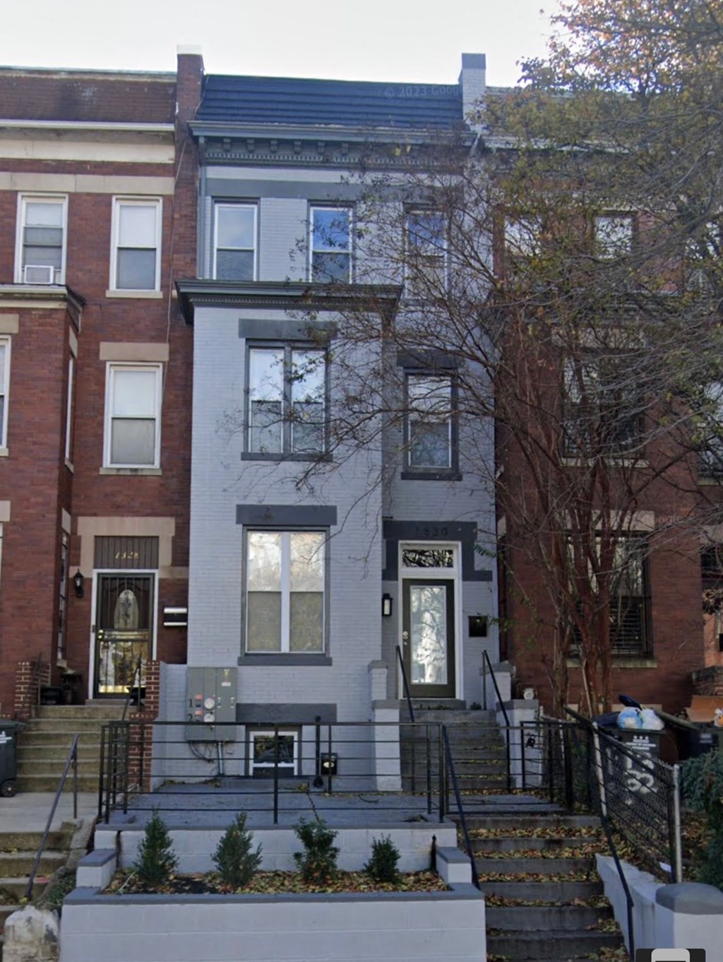 the home has been renovated and is on the market