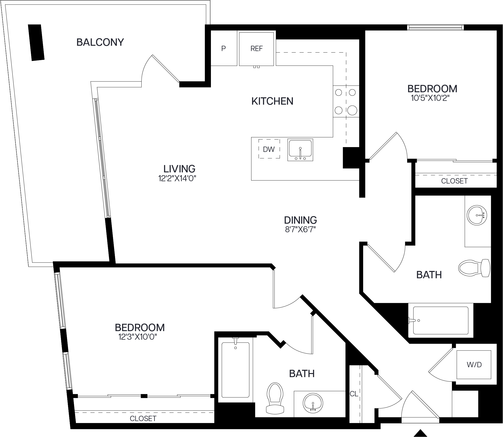 2 Bed/2 Bath-B4