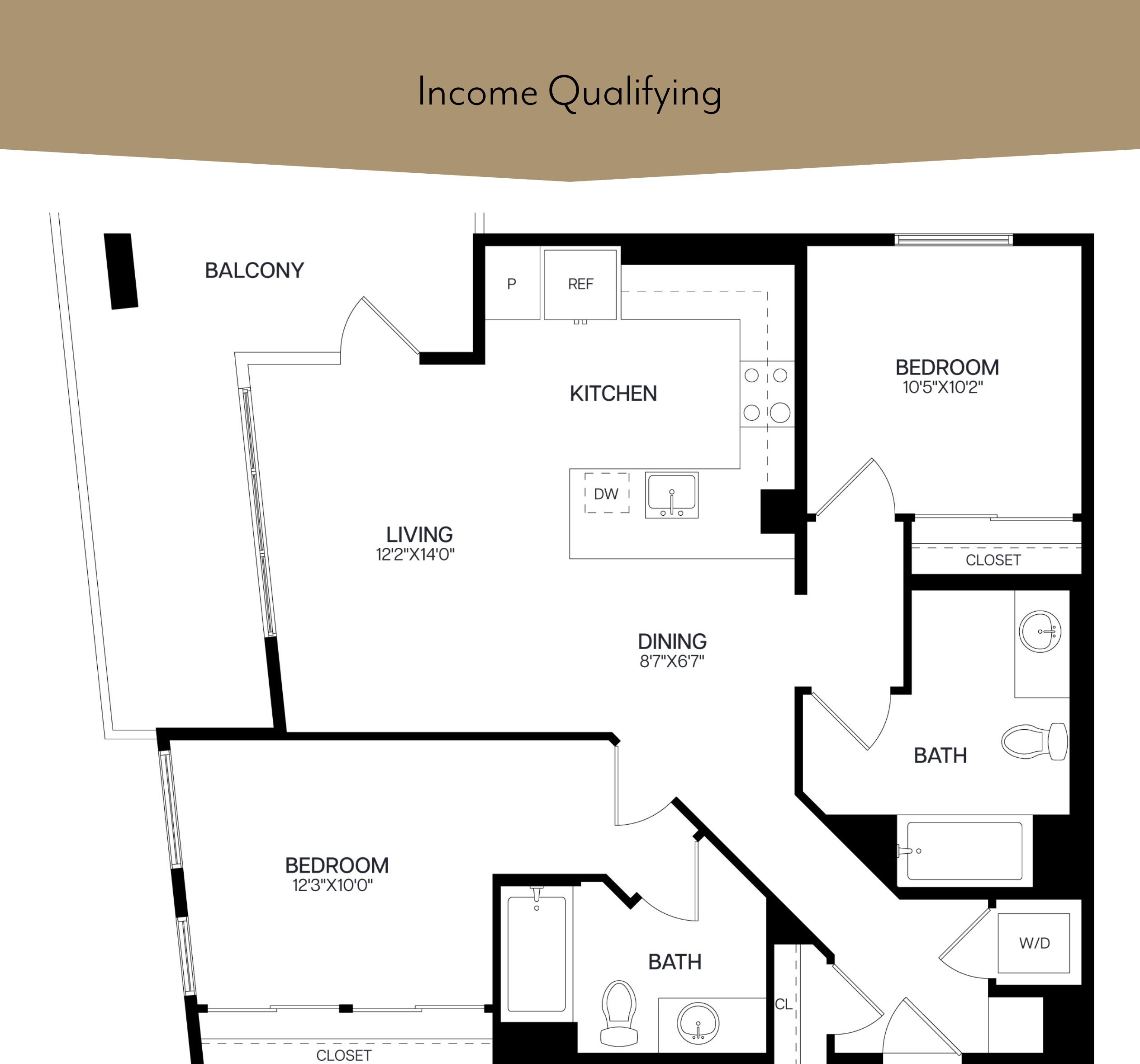2 Bed/2 Bath-B4 BMR
