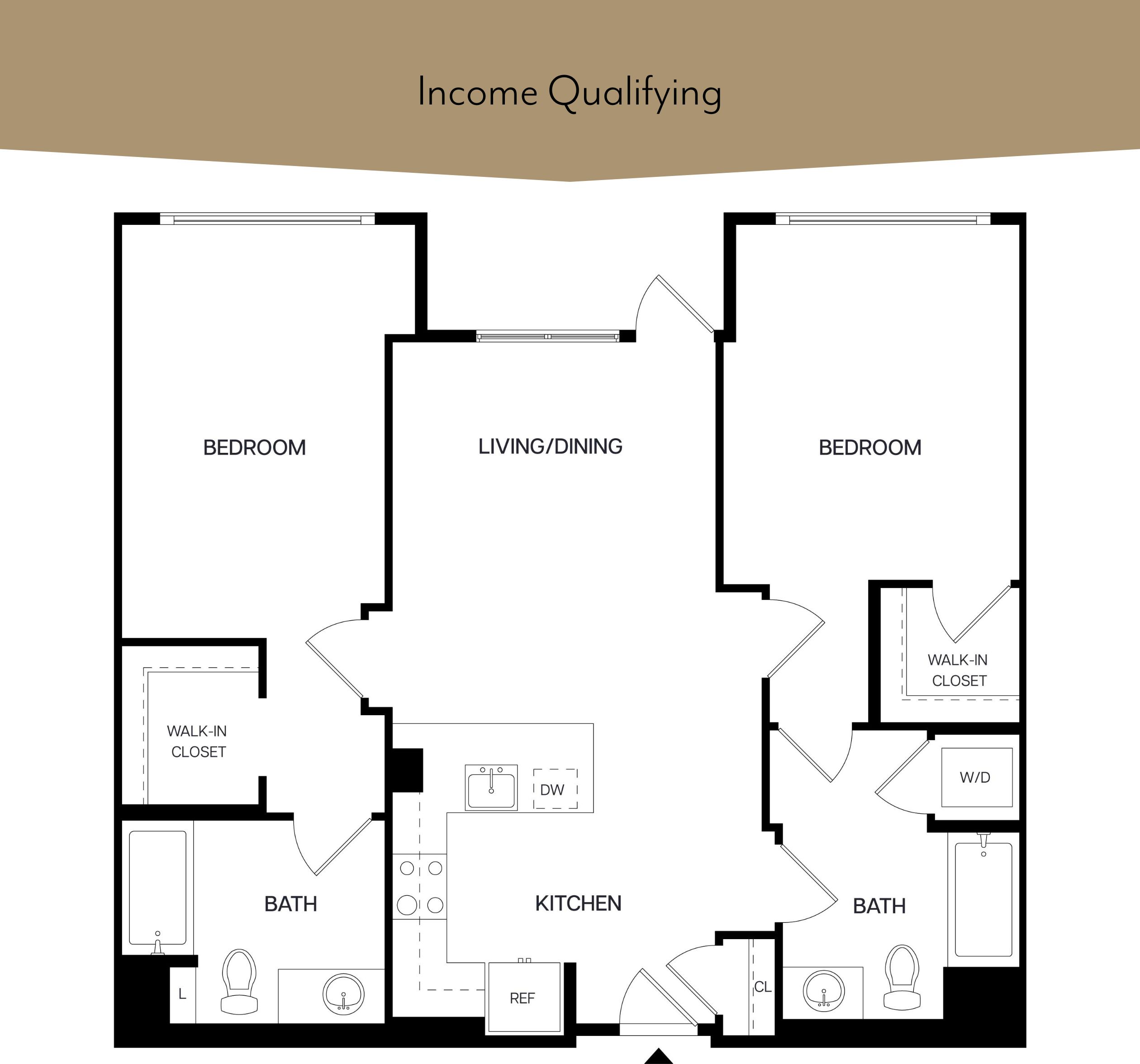 2 Bed/2 Bath-B5 BMR