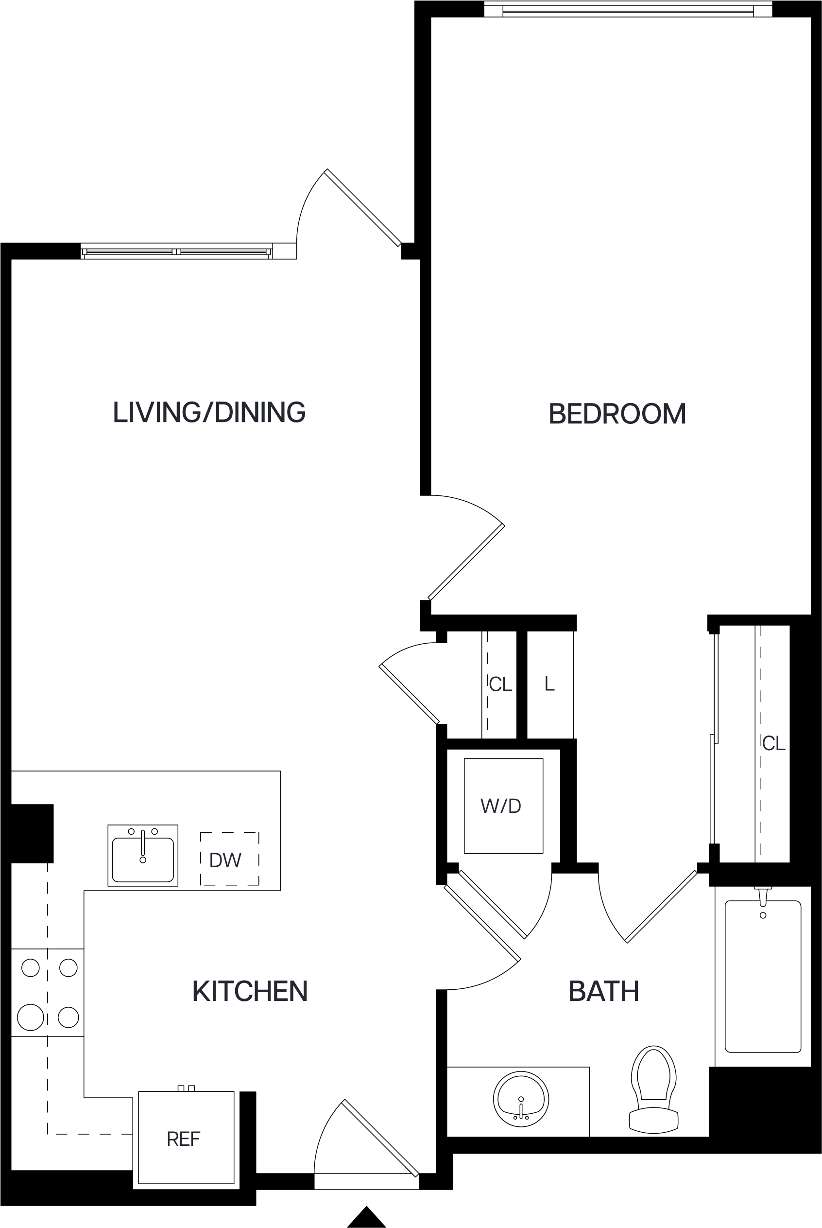 1 Bed/1 Bath-A8