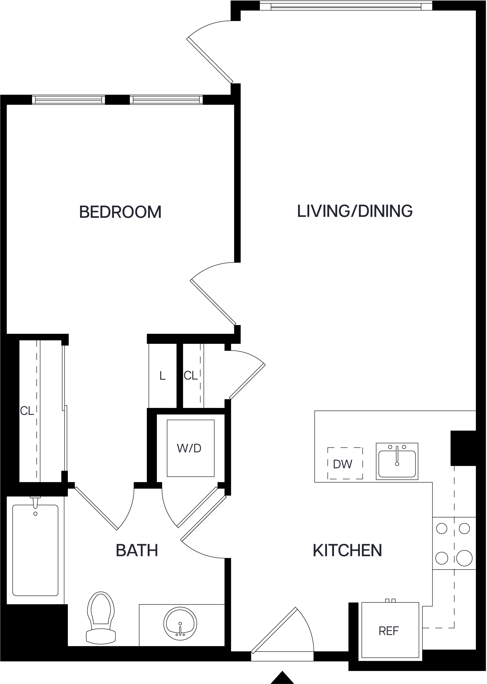 1 Bed/1 Bath-A7